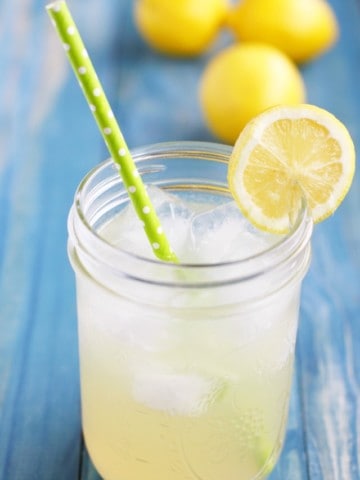There's nothing like a glass of cold lemonade on a hot summer day! This recipe for old fashioned lemonade is the best!