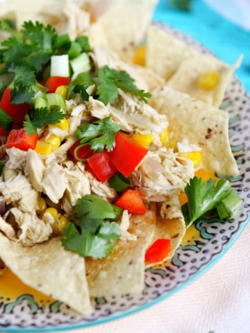 mexican chicken with cilantro and peppers