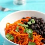 Easy and delicious southwest sweet potato noodles make a perfect lunch or dinner!