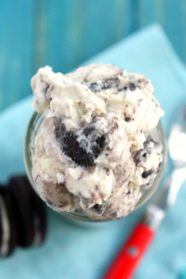 Decadent dairy free cookies and cream ice cream is a perfect treat to make at home! 