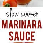 Slow cooker tomato sauce is easy to make, and a great way to use up all those garden tomatoes!