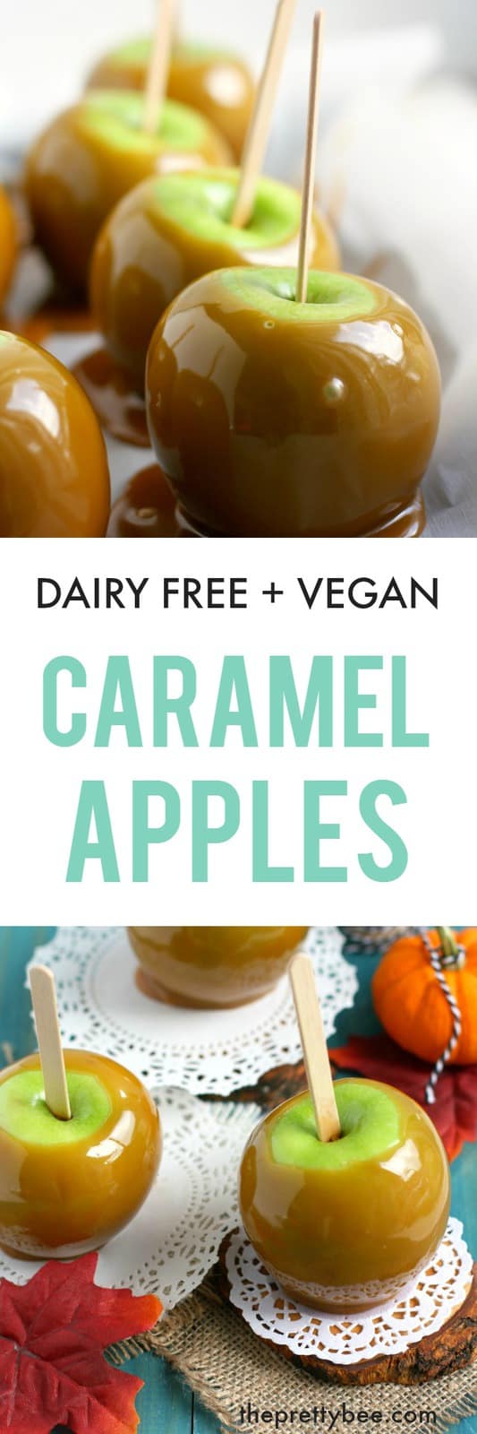 Delicious apples are coated in sweet, decadent caramel. A dairy free treat!