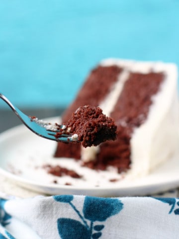 The easiest double layer chocolate cake - perfect for any party!