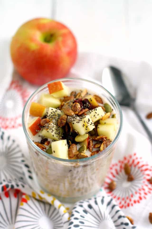 Dairy free overnight oats are a great way to start your morning!