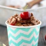 Creamy and delicious black forest ice cream is a gluten free and vegan treat for summer!