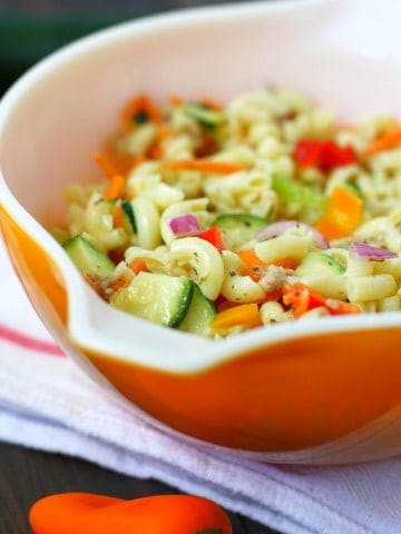 simple macaroni salad recipe without mayo