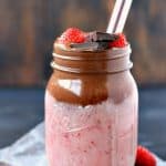 dairy free chocolate strawberry smoothie