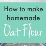 recipe for oat flour