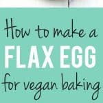 flax egg tutorial