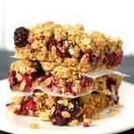 vegan blackberry crumble bar recipe
