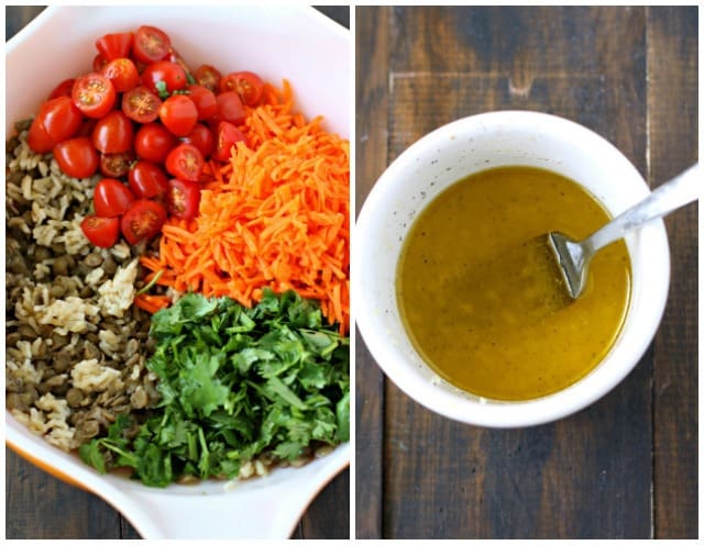 how to make lentil salad