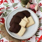 gluten free chocolate covered shortbread