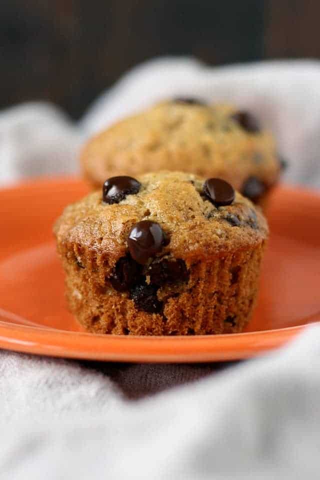 vegan muffins on a plate