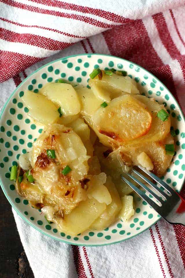 easy vegan scalloped potatoes
