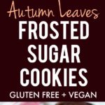 autumn leaves cookies