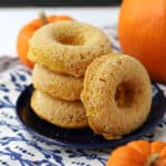 baked dairy free pumpkin donuts