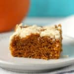 pumpkin streusel coffee cake