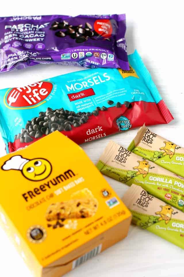 allergy friendly chocolate and snacks