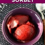 no churn berry sorbet