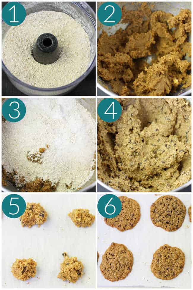 how to make oat flour cookies