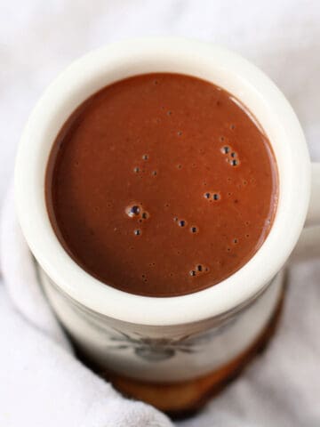 coconut cream hot chocolate