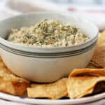 white bean dip with lemon and dill