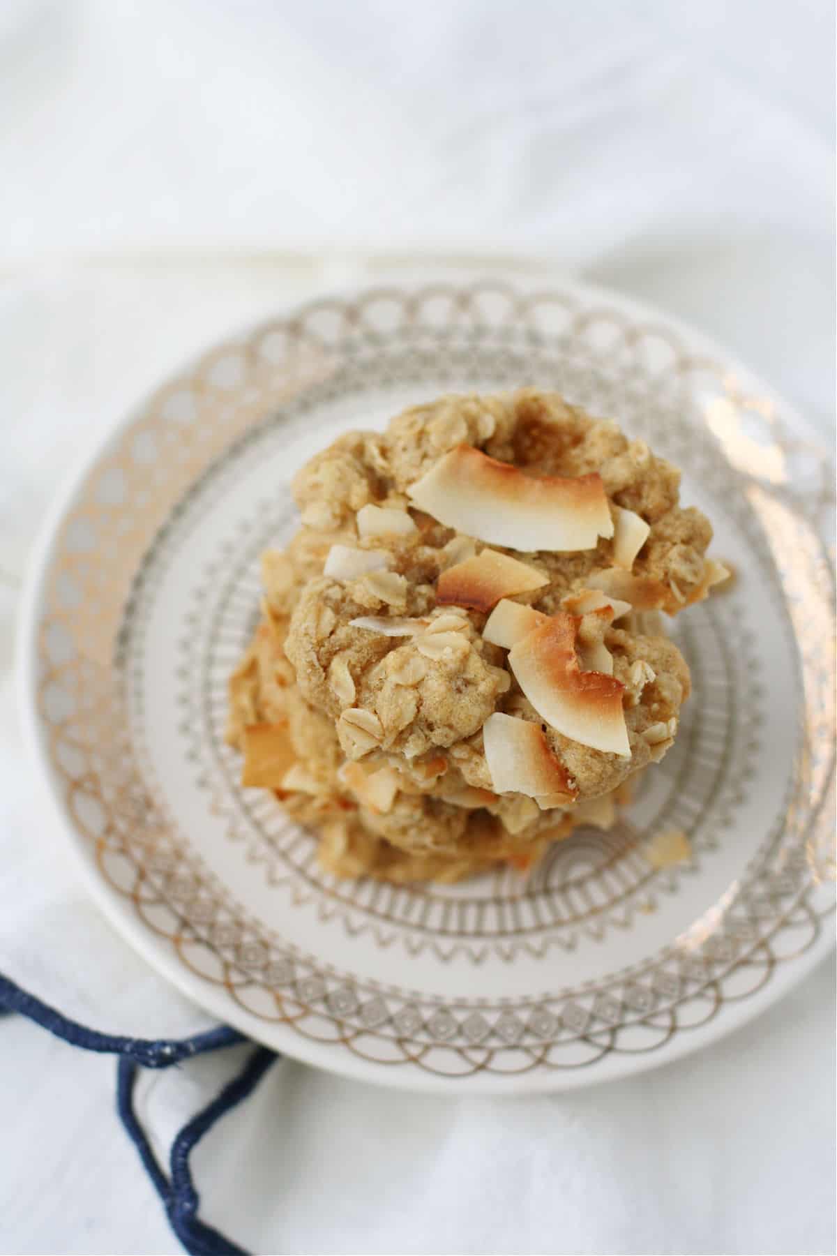 oatmeal cookies with toasted coconut