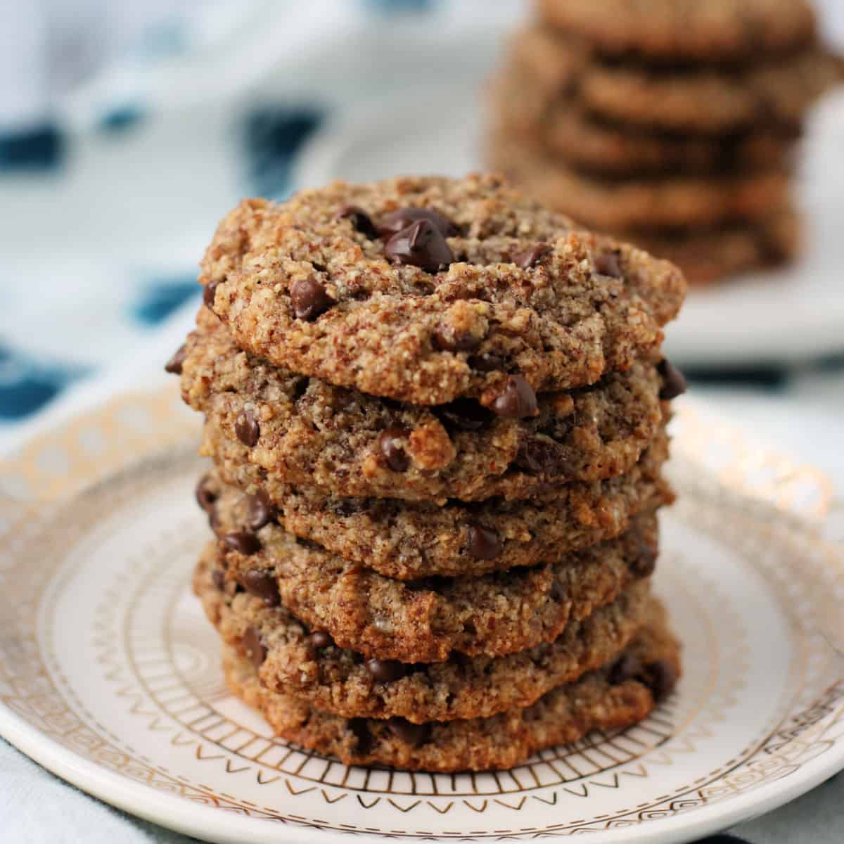 Grain Free Chocolate Chip Cookies.