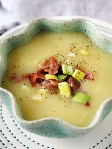 potato leek soup without dairy