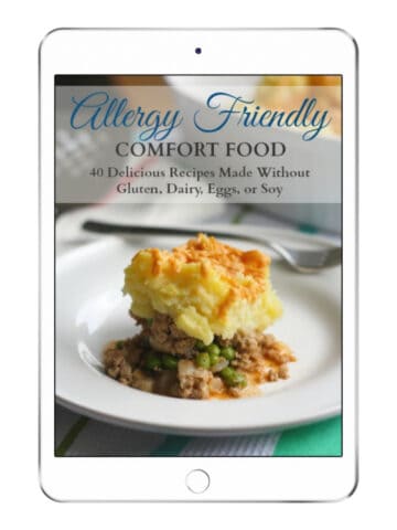 allergy friendly comfort food recipe book