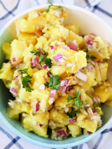 mayo free potato salad