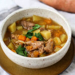 slow cooker lamb soup