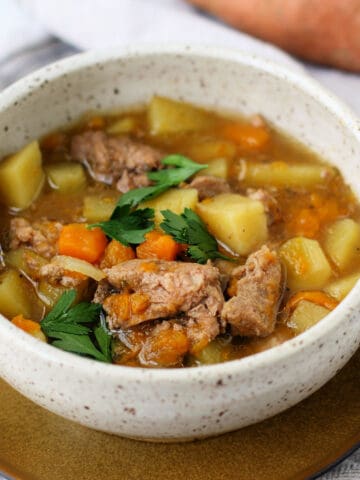 slow cooker lamb soup