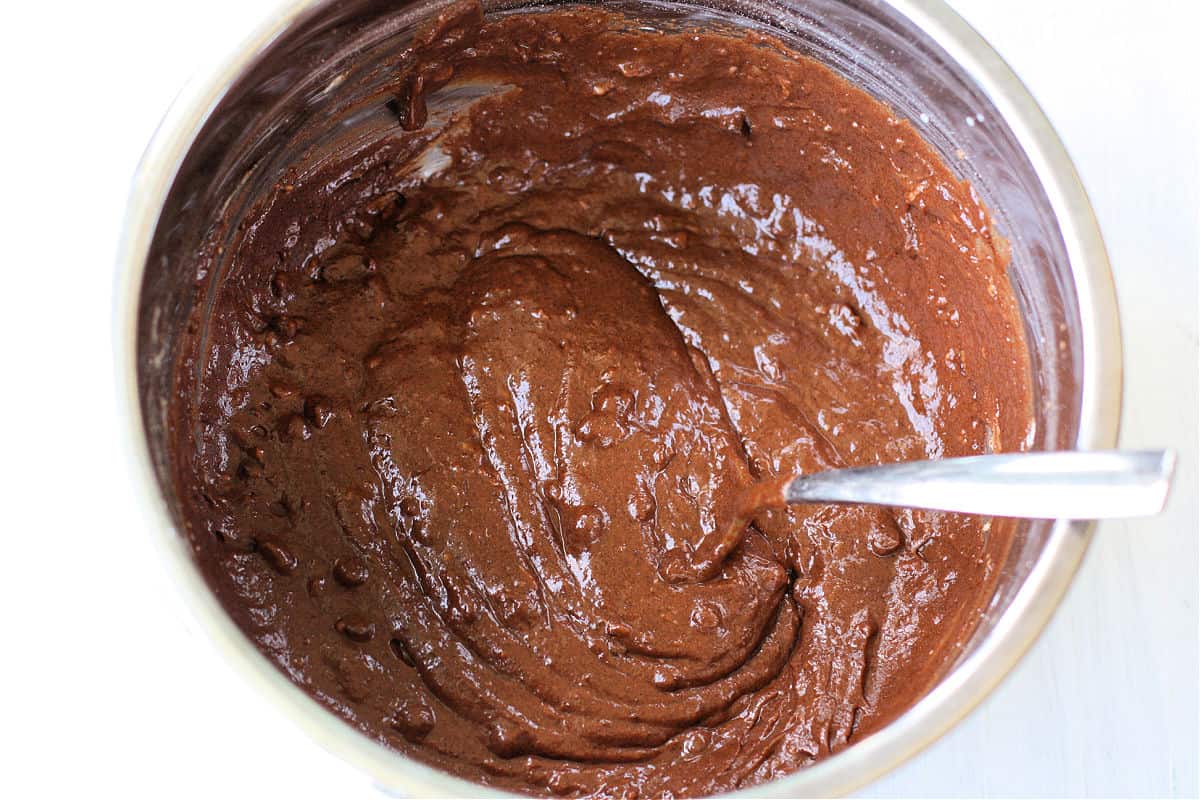vegan chocolate cake batter