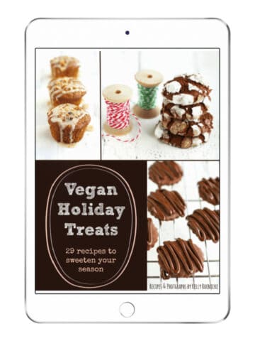 vegan holiday baking ebook