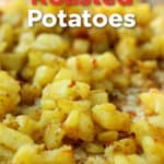 simple garlic roasted potatoes