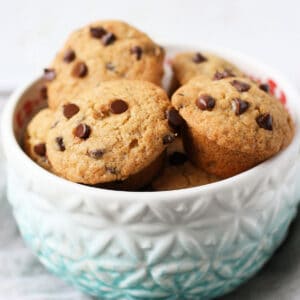 gluten free chocolate chip mini muffins