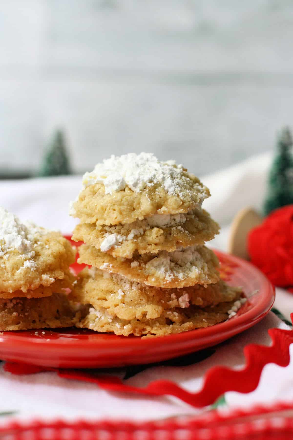 powdered sugar oatmeal butter cookies