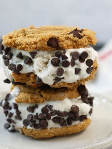vegan gluten free cookie ice cream sandwiches