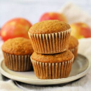 vegan applesauce muffins