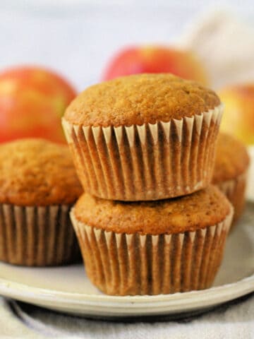 vegan applesauce muffins
