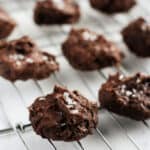vegan grain free chocolate fudge cookies