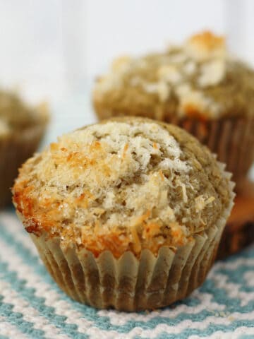 coconut streusel muffins