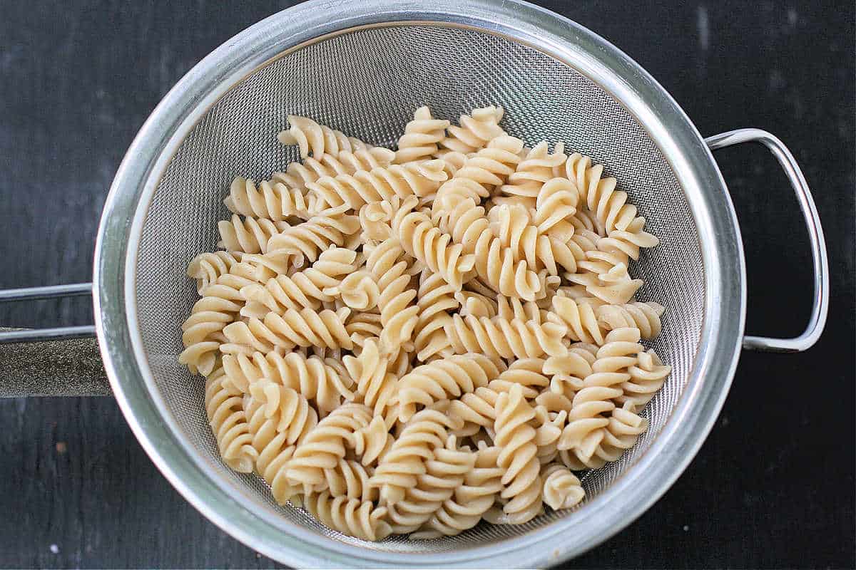 cooked gluten free pasta