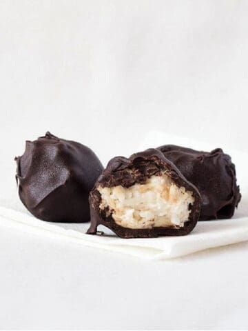 dairy free chocolate coconut truffles