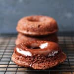 gingerbread chocolate donuts