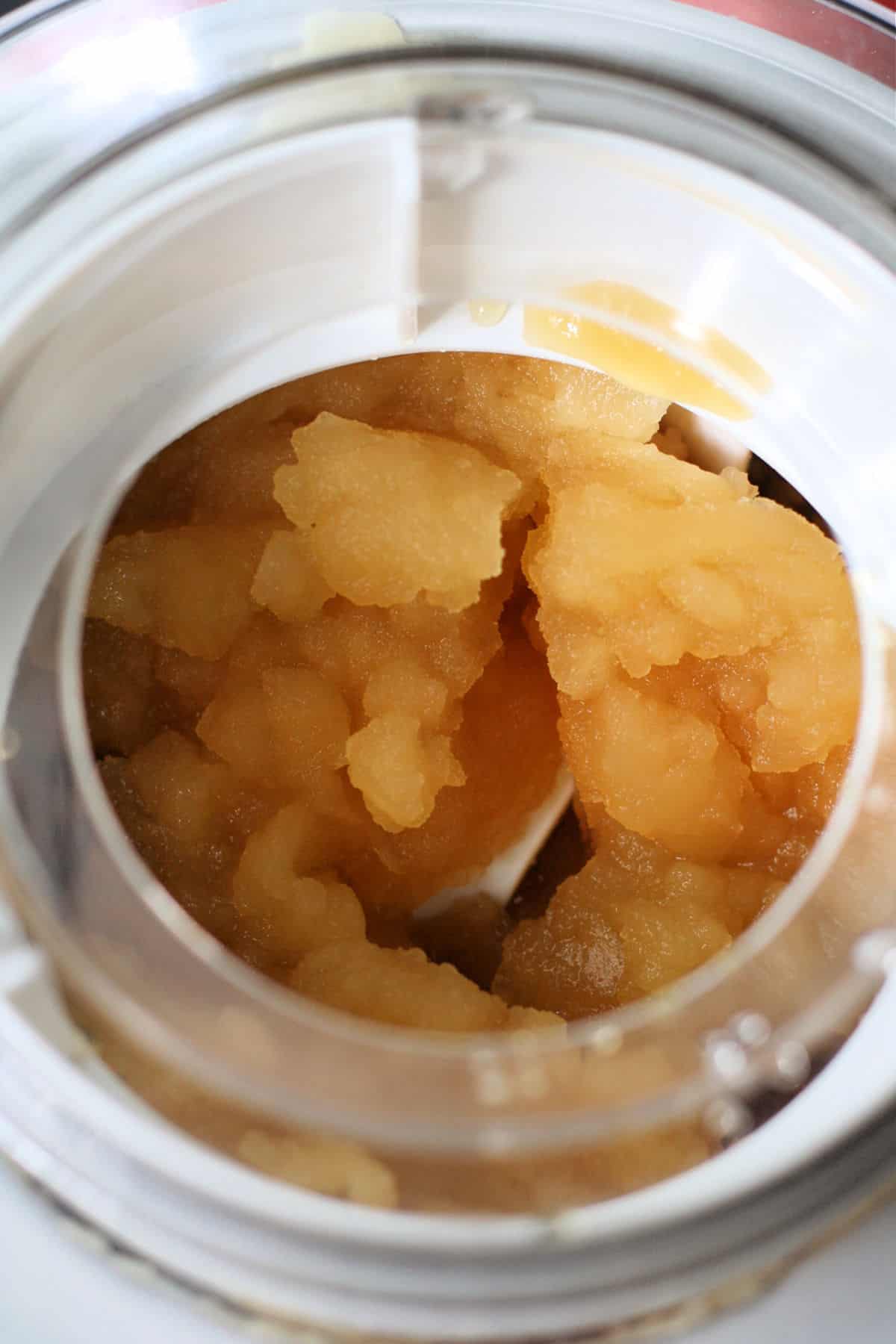 apple cider slush in ice cream maker