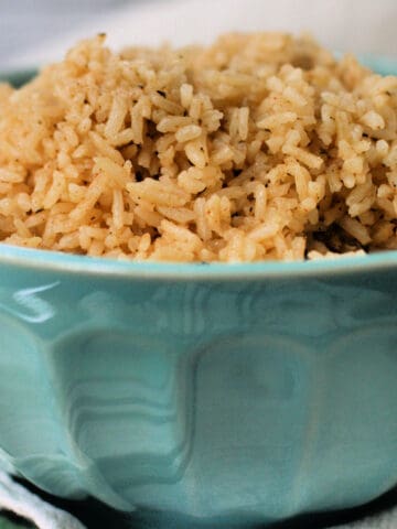 easy dairy free seasoned rice