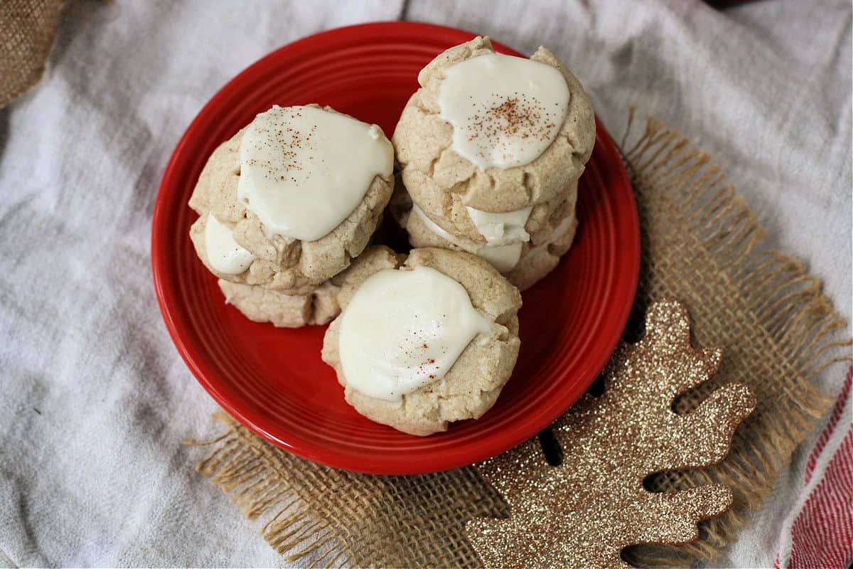 frosted allergy friendly shortbread cookies