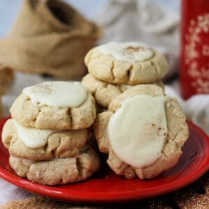 frosted gluten free spiced shortbread
